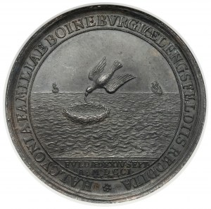Allemagne, Fulda-Bistum, Adalbert I von Schleifras, Médaille 1701 (Christian Wermuth)