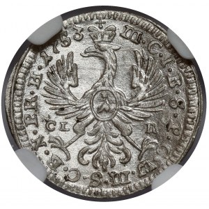 Brandenburg-Bayreuth, Friedrich III, Krajcar 1753 CLR