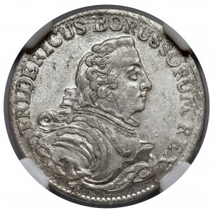 Prusy, Friedrich II, 1/12 talara 1753-C, Kleve