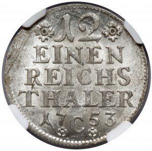 Prussia, Friedrich II, 1/12 thaler 1753-C, Kleve