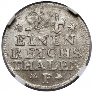 Prusy, Friedrich II, 1/24 talara 1753-F, Magdeburg