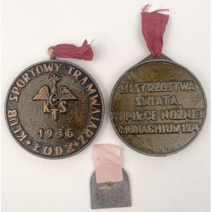 Polska, Medale sportowe 1936-1974 - zestaw (3szt)