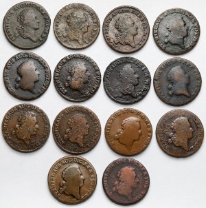 Poniatowski, Trojaks 1766-1792 - set (14pcs)
