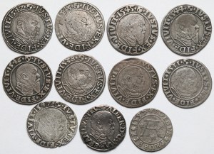 Prusse, Albrecht Hohenzollern, Trojak, Grosze et Szeląg - set (10pcs)