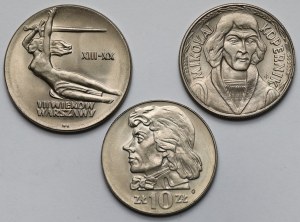 10 or 1965-1972 - set (3pcs)