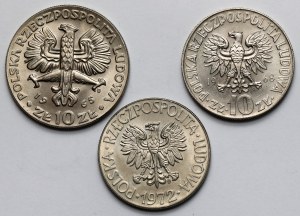 10 or 1965-1972 - set (3pcs)