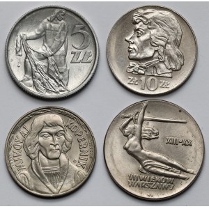 5-10 złotych 1965-1974 - zestaw (4szt)