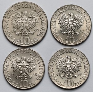 10 or 1959-1969 Copernicus - set (4pc)