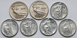 5-10 or 1965-1974 Le pêcheur et le 7e siècle de Varsovie - set (7pcs)
