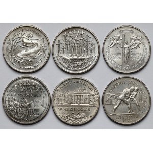 2 złote 1995 Sum, Katyń... - zestaw (6szt)