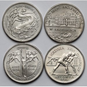 2 złote 1995 Sum, Atlanta... - zestaw (4szt)