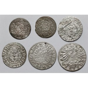Zygmunt III Waza, Szelągi i Grosze 1609-1627 - zestaw (6szt)