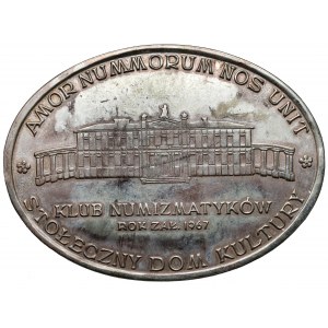 Medal, Klub Numizmatyków 1970 - RYTOSZTUKA - srebro [115]