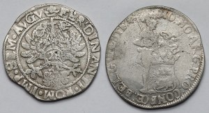 Emden et Pays-Bas, 28 stüber sans date et ducat d'argent 1695 - set (2pcs)