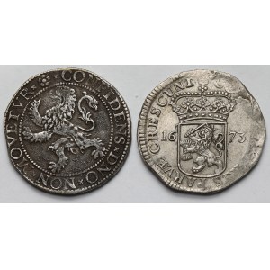 Niderlandy, Daalder 1589 i Silver ducat 1673 - zestaw (2szt)
