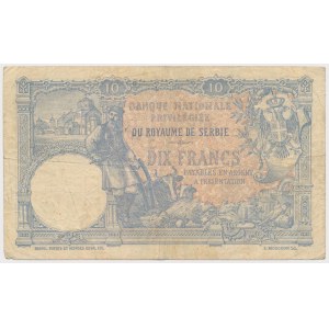 Serbia, 10 Francs 1893