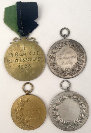 Poland, Sports Medals 1926-1938 - set (4pcs)
