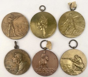 Médailles militaires du sport 1928-1931 - set (6pcs)