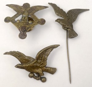 Badges commémoratifs de l'association de gymnastique 