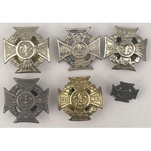 Związek Harcerstwa Polskiego, Krzyże Harcerskie - zestaw (6szt)