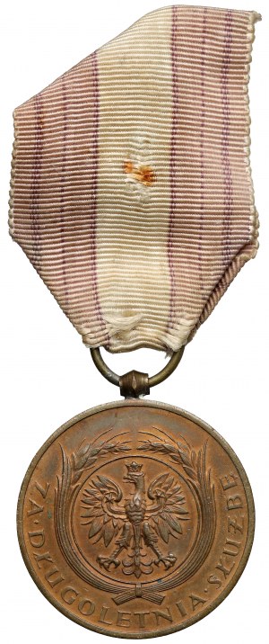 II RP, Médaille d'ancienneté de service - Bronze (X)