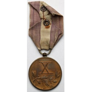 II RP, Medal za Długoletnią Służbę - Brązowy (X)