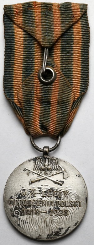 II RP, Médaille des pompiers du 10e anniversaire de la renaissance de la Pologne 
