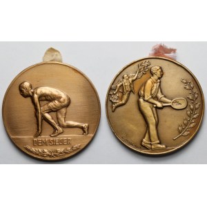 Niemcy, Medale sportowe 1922-1928 - zestaw (2szt)