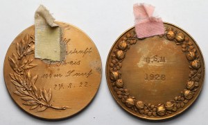 Germany, Sports Medals 1922-1928 - set (2pcs)