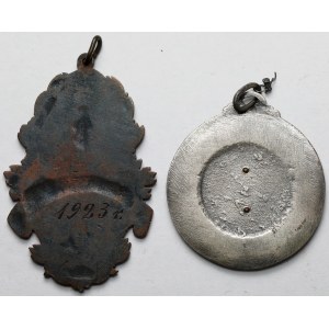 Towarzystwo Cyklistów, Medale za Turystykę 1923-1924 - zestaw (2szt)