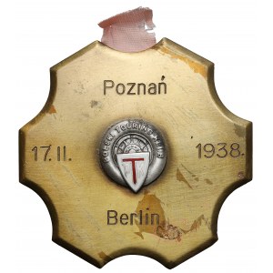 Polski Touring Klub, Odznaka pamiątkowa Poznań-Berlin 17.II.1938