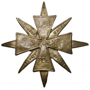 Odznaka, 3 Pułk Piechoty Legionów - Krzyż Honorowy