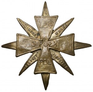 Insigne, 3e régiment d'infanterie de la Légion - Croix d'honneur