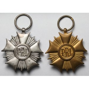 PRL, Order Sztandaru Pracy kl.I i II - zestaw (2szt)