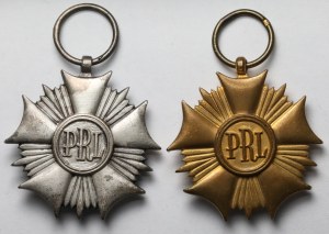 PRL, Ordre de la bannière du travail cl. I et II - set (2pcs)