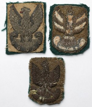Baïonnette brodée d'aigles - set (3pcs)