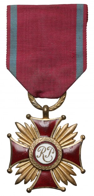 II RP, Croix d'or du mérite [712] Gontarczyk - numéroté