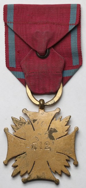 II RP, Croix d'or du mérite [712] Gontarczyk - numéroté