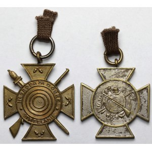 Kurkowe Bractwo Strzeleckie, Nagrody za Strzelanie 1924-1929 - zestaw (2szt)