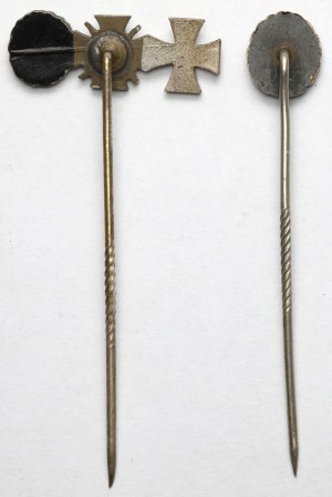 Germany, Miniatures of medals and badges, after World War I - set (2pcs)