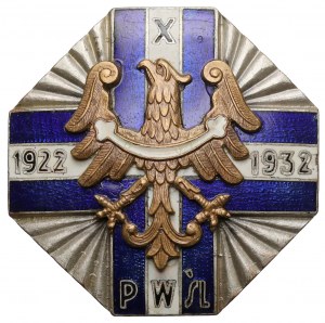 Insigne, 10e anniversaire de la police provinciale de Silésie 1932 [1483].
