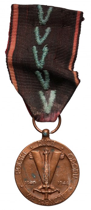PSZnZ, Medal of the Polish Resistance Movement in France
