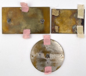 Commemorative placards 1935-1937 - set (3pcs)