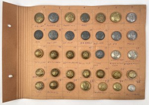PSZnZ, Boutons militaires - set (35pcs)