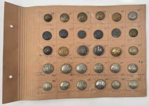 PSZnZ, Boutons militaires - set (30pcs)