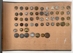 Poland, Military and official buttons - including Legions - set (54pcs)