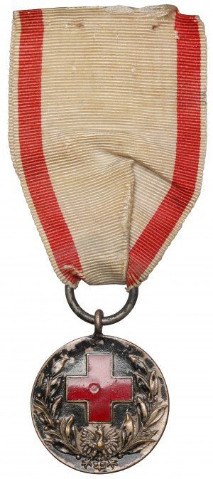 II RP, insigne d'honneur de la Croix-Rouge polonaise, dessin 1929 - cl. III