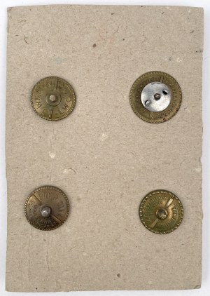 People's Republic / Third Republic, Veterans badges - set (4pcs)