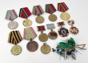 Russia / USSR, Decorations and others - set (12pcs)