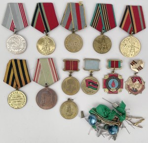Russia / USSR, Decorations and others - set (12pcs)